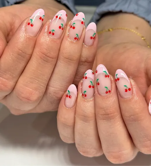 Cherry Summer Nails